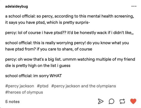 Percy Jackson Headcannons, Pjo Headcanons, Head Cannons, Team Leo, Rick Riordan Series, Greek Mythology Humor, Percy Jackson Head Canon, Persassy Jackson, Pjo Hoo