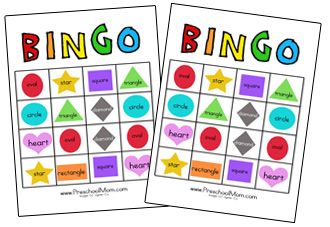 Shape Bingo Preschool Free Printables, Shape Printables, Shape Bingo, Shapes Preschool Printables, Bingo Printable Free, Head Start Classroom, Games Preschool, Printables Preschool, Frog Life Cycle