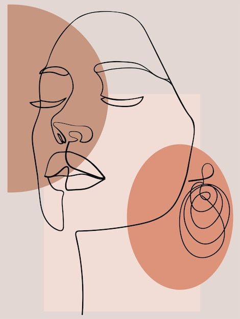 Line Art Portrait Faces, Women Face Outline Art, Women Outline Art, One Line Art Face, Outline Of A Woman, Female Face Line Art, Woman Face Drawing, Woman Outline, Sketch Woman