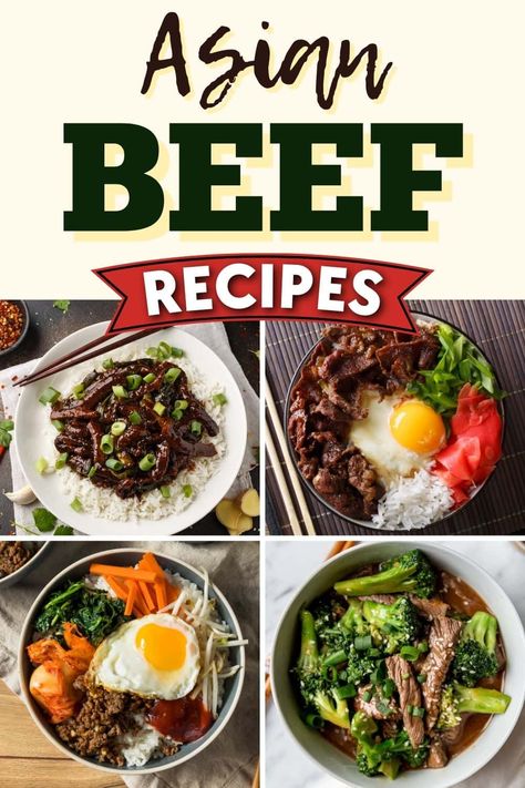 Update your weekly recipe rotation with these amazing Asian beef recipes! From the stews to the stir-fries, these are dishes you'll crave again and again. Asian Recipes With Beef, Asian Steak Dinner Ideas, Asian Beef Sauce, What To Make With Shaved Beef, Asian Beef Dishes, Beef Asian Recipes, Asian Beef Recipes, Asian Beef Stew, Leftover Roast Beef Recipes