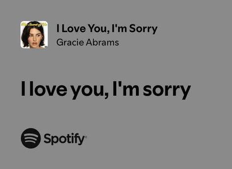 I Love You, I'm Sorry I Love You Im Sorry, Character Duos, I’m Sorry, Dino Rawr, Sorry Lyrics, Im Sorry Quotes, Relationship Songs, Listen Linda, Sorry Quotes