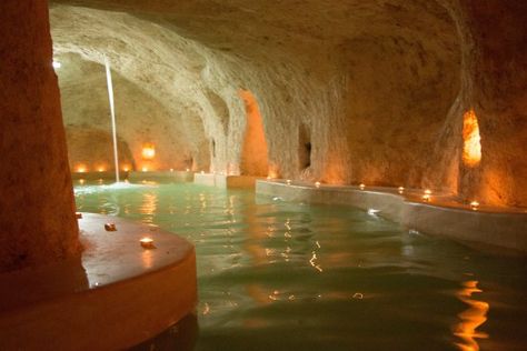 Yucatan Cenotes, Underground Swimming Pool, Grotto Pool, Secret Rooms In Houses, Spa Landscaping, Valladolid Mexico, Underground Pool, Cave Pool, Hidden Pool