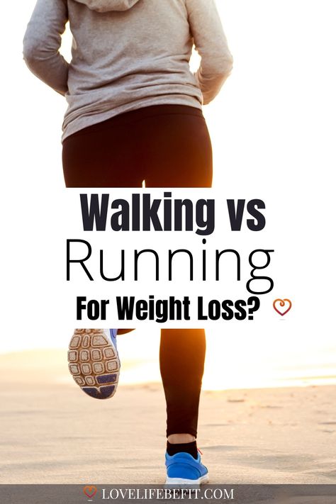 Which is best walking vs running for weight loss? Find out if running is best for weight loss or walking is best for weight loss. It really depends on your current fitness level. find out more... Running For Fat Loss, Weight Training Routine, Power Walking, Cardio Workout At Home, Fitness Tips For Women, Cardio Workouts, Learn To Run, Which Is Better, Body Workout