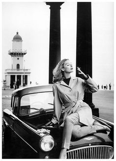 Grace coddington, Helmut newton and Vogue UK on Pinterest Norman Parkinson, Italian Romance, Guy Bourdin, Retro Mode, Vintage Glam, Photo Vintage, Beautiful Mess, Badass Women, Black And White Aesthetic