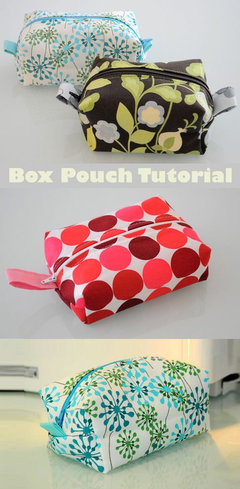 Boxy Pouch Bag Tutorial Boxed Bag Pattern, Itty Bitty Boxy Bag, Diy Box Pouch Tutorial, Boxy Zipper Pouch Pattern Free, Sewing Box Pouch, Box Bag Sewing Pattern, Box Bag Pattern Free, Boxy Pouch Tutorial, Ditty Bag Pattern Sewing