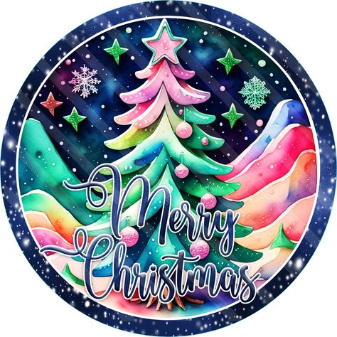 Sublimation Ornaments Designs, 3d Sublimation Designs, Fiesta Christmas, Art Wreath, Snowy Night, Accessory Design, Graphic Wall, Winter Signs, Wreath Maker