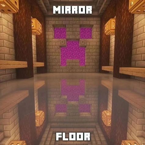 Daily Minecraft Builds 🦇 (@dailymcbuilds) • Instagram photos and videos Minecraft Glass Floor, Minecraft Mirror, Minecraft Builds, Minecraft Ideas, Glass Floor, September 8, Floor Mirror, Minecraft, Flooring