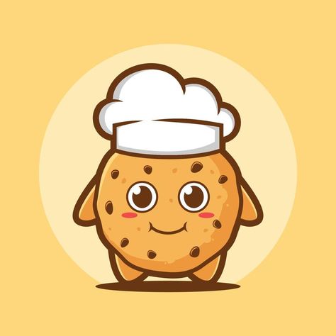 Cookies Cartoon Logo, Cartoon Cookie Drawing, Cookie Cute Drawing, Cute Cookies Drawing, Cookie Illustration Design, Cookie Cartoon Cute, Cookies Drawing Illustration, Cute Cookie Drawing, Cookie Sketch