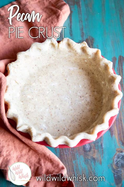 Pecan Pie Crust Recipe Easy, Best Pie Crust Recipe Butter, Pie Crust For Pecan Pie, Nutty Pie Crust, Pecan Pie Recipe With Store Bought Crust, Pie Crust Recipe For Pecan Pie, Pecan Pie With Premade Crust, Pecan Date Pie Crust, Pecan Pie Crust Recipe