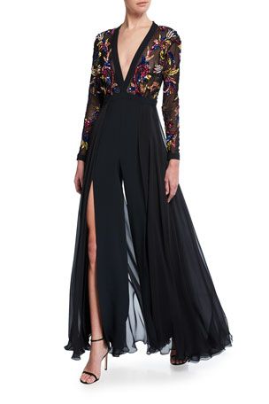 Womens Evening Wear, Zuhair Murad Dresses, Types Of Gowns, Embellished Jumpsuit, Evening Jumpsuit, Colorful Jumpsuit, Designer Jumpsuits, Jumpsuit Elegant, Zuhair Murad