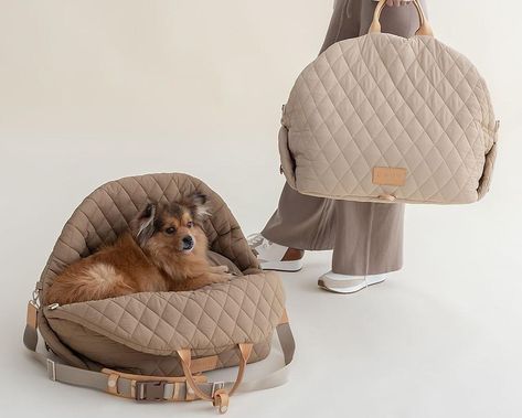 Take your furry friend on adventures in style with Doggy Destination's fashionable and functional accessories for dogs. Neutral Dog Bed, Car Seat Bag, Accessories For Dogs, Dog Accesories, Dog Purse, Dog Car Seat, Dog Seat, Dog Car Seat Cover, Pet Car Seat