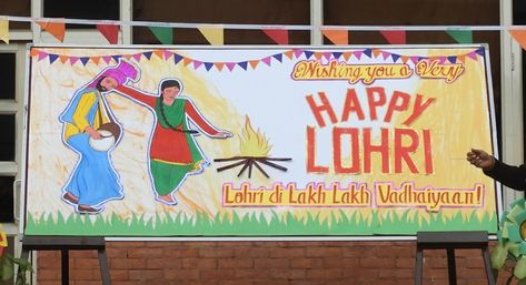 school board decoration idea/ lohri celebration Lohri Decoration Ideas For School Board, Lohri Decoration Ideas For School, Lohri Decoration Ideas, Lohri Decoration, Decoration Ideas For School, Lohri Celebration, Festival Crafts, Diya Decoration Ideas, Diya Decoration