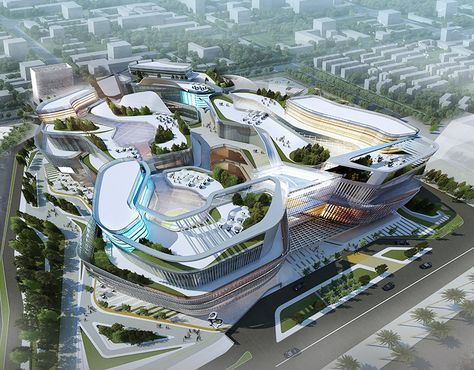 Riyadh City, Shopping Mall Design, Futuristic Building, Science Park, Urban Landscape Design, King Abdullah, Mall Design, Building Concept, Modern Architects