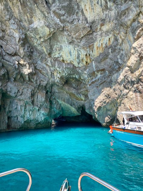 Capri Italy Blue Grotto, Blue Grotto Capri, Italian Vibes, Blue Grotto, 2024 Travel, Europe Tour, Beach Inspo, Stay Forever, Amalfi Coast Italy