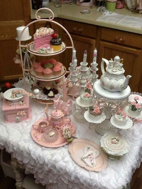 Coquette Tea Party Aesthetic, Croquette Tea Party, Coquette Tea Party, English Tea Party, Fairy Tea Parties, Tea Party Table, Tea Party Food, Tea Party Decorations, Afternoon Tea Parties