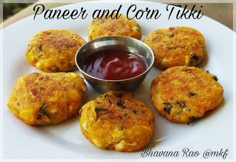 My Kitchen Fantasies: Paneer and Corn Tikki Pao Bhaji Recipe, Sev Usal, Indian Starter Recipes, Pao Bhaji, Gujarati Dal, Veg Cutlet Recipes, Veg Cutlet, Bhaji Recipe, Cutlets Recipes