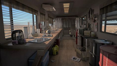 Breaking Bad RV interior - Virtual Backgrounds Breaking Bad Rv, 3d Hd Wallpaper, Breaking Bad Series, Virtual Background, Google Meet, Microsoft Teams, Rv Interior, Video Call, Bedroom Aesthetic