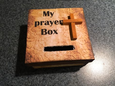 Offering Box Church, Prayer Box Diy, Question Box, Offering Box, Prayer Jar, Pastor Appreciation Gifts, Pastor Appreciation, Box Crafts, Pastors Appreciation