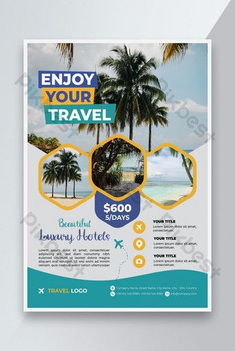 Tourism Flyer, Travel Flyer, Tourism Day, Tourism Poster, Real Estat, New Years Poster, Flyer Poster, Spring Trip, Travel Logo