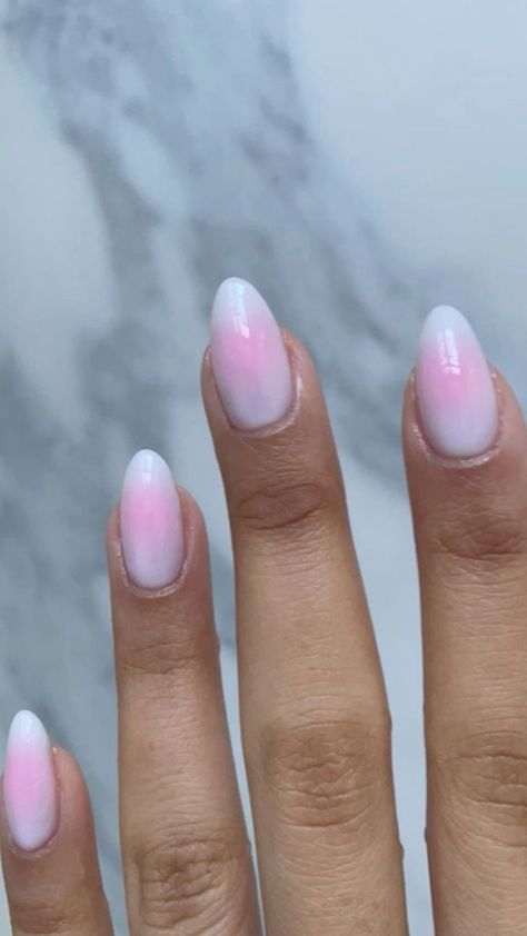 Aura Nails White And Pink, Pink White Aura Nails, Aura Nails Ideas, Pink Nails Aura, Cute Aura Nails, Simple Aura Nails, Light Aura Nails, Pink And White Aura Nails, Aura Pink Nails