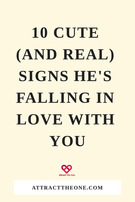 10 Cute (And REAL) Signs He's Falling In Love With You I’m Falling For Him, Signs He Is Falling In Love With You, I Am Falling For You Quotes, Signs You Are In Love, I'm In Love With You, Im In Love Aesthetic, Am I Falling In Love, Falling For You Quotes, Signs Hes Into You