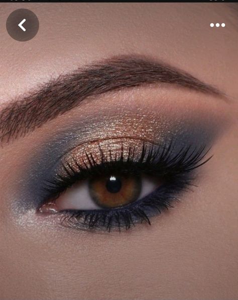 Gold Eyeshadow Looks, Eye Shadow Looks, Birthday Makeup, Eye Makeup Pictures, Hooded Eye Makeup, Gold Eyeshadow, Beautiful Eye Makeup, Pinterest Makeup, Cool Makeup