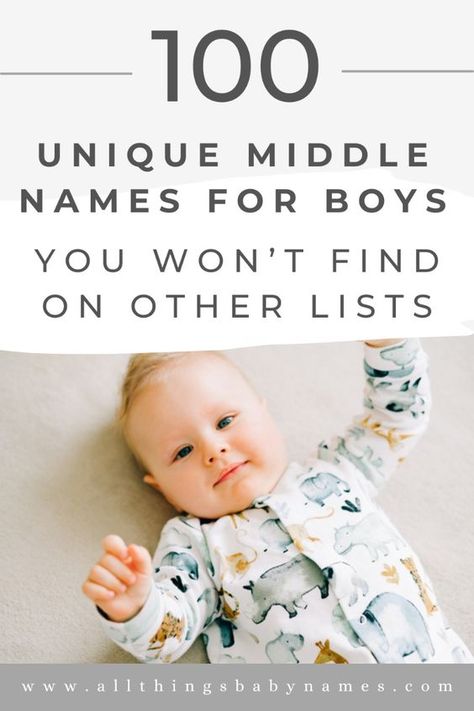 Welcome to our curated list of 100 unique middle names for boys! If you’re on the hunt for a distinctive and memorable middle name that sets your son apart, you’re in the right place. Unlike typical lists, we’ve scoured far and wide to bring you names that are truly one-of-a-kind, ensuring that your little one’s middle name is as special as he is. Middle Names For Boys List, Male Middle Names, Boy Middle Names Unique, Posh Baby Names, Rare Beautiful Names, Middle Names For Boys, Baby Boy Middle Names, Cute Middle Names, Different Boy Names