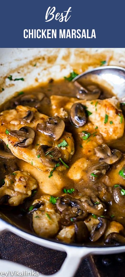 Rotisserie Chicken Marsala, Braised Chicken Marsala, Natasha’s Kitchen Chicken Marsala, Garam Marsala Chicken, Chicken Marsala With Bacon, All Recipes Chicken Marsala, Chicken Marsala With Mashed Potatoes, Alpha Gal Chicken Recipes, New Chicken Recipes Healthy