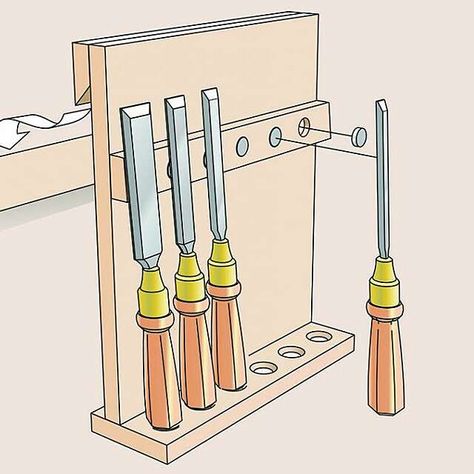 French cleat tool storage