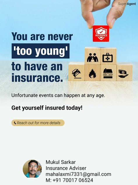 Insurance Creative Ads, Insurance Poster Design, Life Insurance Marketing Ideas, Bank Quotes, Life Insurance Marketing, Life Insurance Facts, Financial Consultant, Soap Packaging Design, Life Insurance Agent