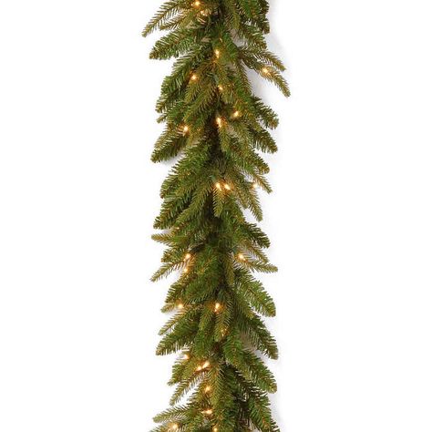 NATIONAL TREE CO National Tree Co. Downswept Douglas Feel Real Indoor/Outdoor Christmas Garland #affiliatelink