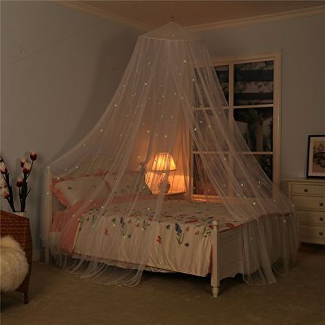 Bed Canopies, Mosquito Net Bed, Glow In Dark, Bed Canopy, Girl Beds, Full Size Bed, Mosquito Net, Fire Retardant, Kids' Bed