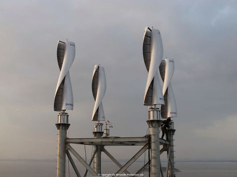 Vertical axis wind turbines Savonius Wind Turbine, Vertical Wind Turbine, Vertical Axis Wind Turbine, Small Wind Turbine, Wind Power Generator, Renewable Energy Projects, Wind Turbines, Solar Panels For Home, Power Generator