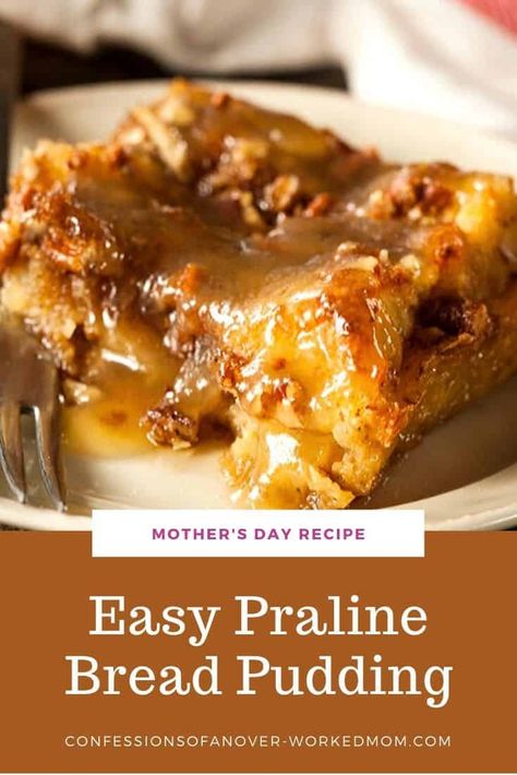 Bourbon Dessert Recipes, Bread Pudding With Whiskey Sauce, Praline Bread Pudding, Bourbon Dessert, Pudding Sauce, Bread Pudding Sauce, Gooey Desserts, Best Bread Pudding Recipe, Whiskey Sauce