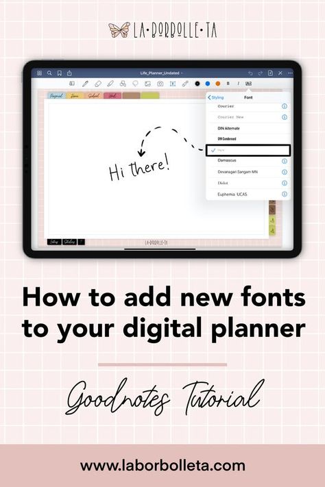 How to add new fonts to your digital planner on Goodnotes Handwriting fonts logos #handwritingfontslogos handwriting fonts #handwritingfonts fonts #fonts font #font 9.491 How To Add Fonts To Goodnotes, Good Notes Fonts, Goodnotes Handwriting, Planner On Goodnotes, Goodnotes Fonts, Goodnotes 6, Goodnotes Tips, Font App, Ipad Tips