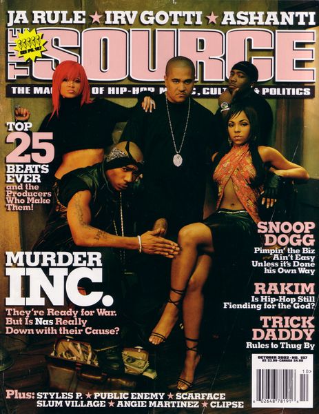 The Source Magazine Covers, 2000s Prints, Hiphop Poster, The Source Magazine, 2000s Magazines, Angie Martinez, History Of Hip Hop, Leopard Makeup, Source Magazine