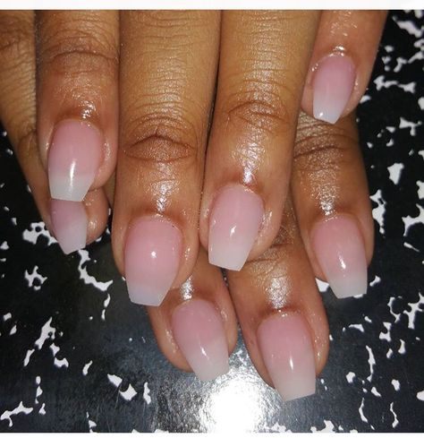 French Ombré Acrylic short Coffin Nails perfect for 2016 spring nails/Pink. also called Baby Boomer Spring Nails Pink, Ombré Acrylic, Acrylic Nail Shapes, Short Coffin, Best Nail Salon, Short Coffin Nails, Short Nails Art, Coffin Shape Nails, Super Nails