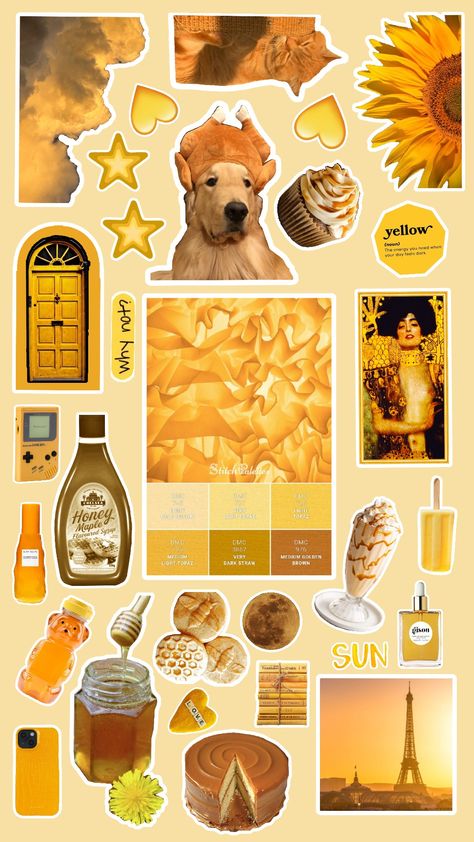 yellow 💛 aesthetic stickers for journaling #yellow #honey #gold #stickers #aesthetics #scrapbooking Scrapbook Stickers Printable Yellow, Scrapbook Journal Stickers Vintage, Gold Stickers Printable, Yellow Scrapbook Aesthetic, Yellow Scrapbook Stickers, Yellow Journal Aesthetic, Yellow Printable Stickers, Yellow Scrapbook Ideas, Yellow Journal Stickers