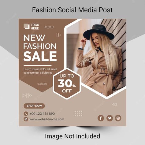 Premium Vector | Fashion sale social media post or instagram banner template design Fashion Design Social Media Post, Clothing Poster Design Layout, Fashion Flyer Design Templates, Clothes Poster Design, Instagram Fashion Post Ideas, Clothing Creative Ads, Fashion Ad Design, Fashion Background Design, Fashion Social Media Design