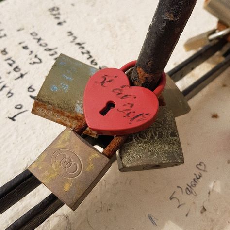 heart shaped padlock Padlock Aesthetic, Heart Shape, For Love, Dog Tag Necklace, On Tumblr, Heart Shapes, Personalized Items, Tumblr