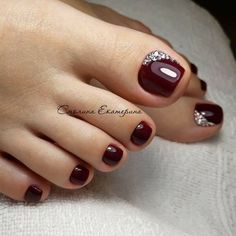 Toes Nails Designs, Toes Nails Colors, Toe Nails Designs, Wedding Toe Nails, Toe Nail Design, Toe Nail Colors, Fall Toe Nails, Easy Toe Nail Designs, Simple Toe Nails