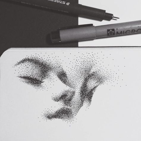 50+ Black and White Pen and Ink Drawings and Illustrations Inspirational Examples That Will Inspire The Artist in You - How to Draw Step by Step Drawing Tutorials Eric Wang, Delicate Drawings, Stippling Drawing, Dotted Drawings, Ink Pen Art, Stippling Art, Pen Art Drawings, Desenho Tattoo, Ink Drawings