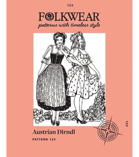 Dirndl Pattern, Apron Sewing, Apron Sewing Pattern, Dirndl Dress, Gibson Girl, Sewing Aprons, Gathered Sleeves, Girls Blouse, Edwardian Fashion