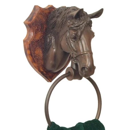 Bathroom — Horse and Hound Gallery Horse Towel Holder, Horse Bathroom, Bathroom Assessories, Equestrian Style Decor, Rustic Toilet Paper Holders, Rustic Toilets, Equestrian Home, Horse Barn Ideas, Horse Pillow