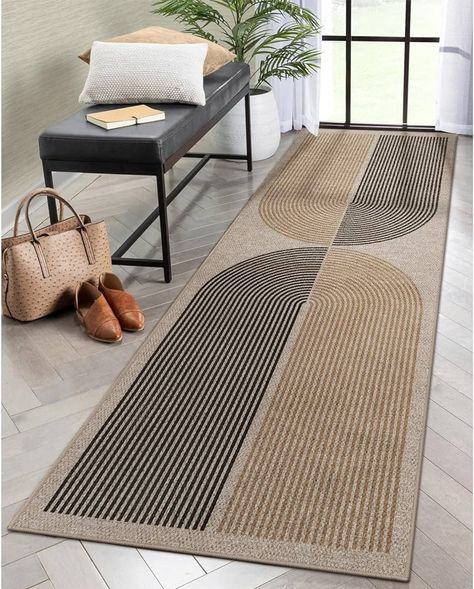 Amazon.com: Lahome Modern Rainbow Easy Jute Rug, 2x8 Hallway Runner Washable Rugs for Entryway Farmhouse Kitchen Rug, Non Slip Indoor Outdoor Carpet Contemporary Throw Door Mat for Bedroom Porch : Home & Kitchen Hallway Rugs Ideas, Farmhouse Kitchen Rug, Rugs For Entryway, Entryway Farmhouse, Mat For Bedroom, Jute Doormat, Entryway Carpet, Apartment Decorating Living, Bedroom Porch