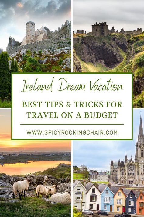 Europe can be quite expensive to travel to. That doesn't mean you can't afford to go. In fact, it is much more doable than you might think! You will see pins on this board that will show you tips on exactly how you can travel to Ireland and other European countries on a budget and still enjoy yourself! Travel To Ireland And Scotland, Things To Buy In Ireland, Must Do In Ireland, Traveling In Ireland, Ireland Family Trip, Traveling Ireland, Uk Vacation, Travel To Ireland, Ireland Travel Tips