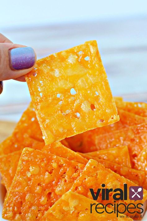 Homemade Cheez-Its are a Viral TikTok Sensation! | Salty Side Dish Recipes Trending Snacks, Cheez It Recipe, Cheez Its, Homemade Cheez Its, Salty Side Dish, Cheese Cracker Recipe, Strawberry Angel Food Cake, Homemade Cheese Crackers, Recipe Tiktok