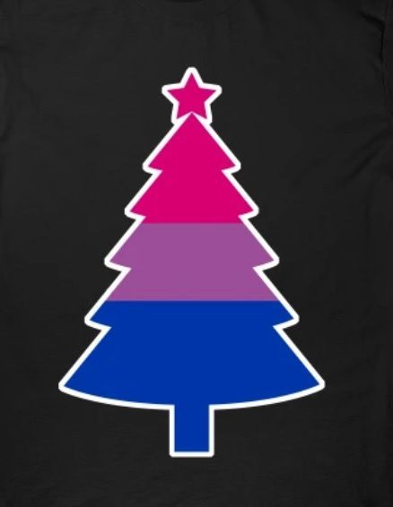 Bisexual Flag, Almost 30, Pride Colors, Colorful Christmas Tree, Christmas Wallpaper, Flag, Christmas Tree, Drawings, Christmas