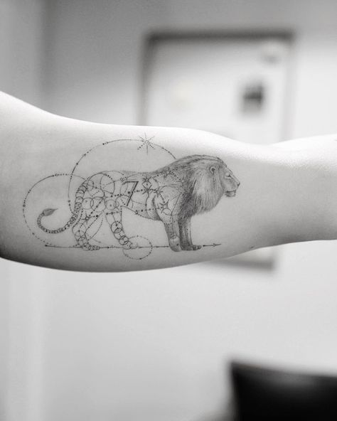 Woo Tattoo, Dr Woo Tattoo, Tiger And Lion, Leo Constellation Tattoo, Dr Woo, Lioness Tattoo, Lion Tattoos, Leo Tattoos, Tattoo Now