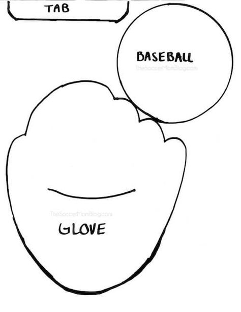 Use this printable FREE baseball glove pattern to make our Pop-Up Baseball Glove Father's Day Card. Kid-made paper craft or birthday card idea. Preschool Baseball Crafts, Baseball Glove Template Free Printable, Baseball Crafts For Kids, Baseball Fathers Day Gifts Ideas, Father’s Day Crafts For Kids Sports, Baseball Father's Day Card, Father’s Day Baseball Idea, Father’s Day Baseball, Father's Day Card Template